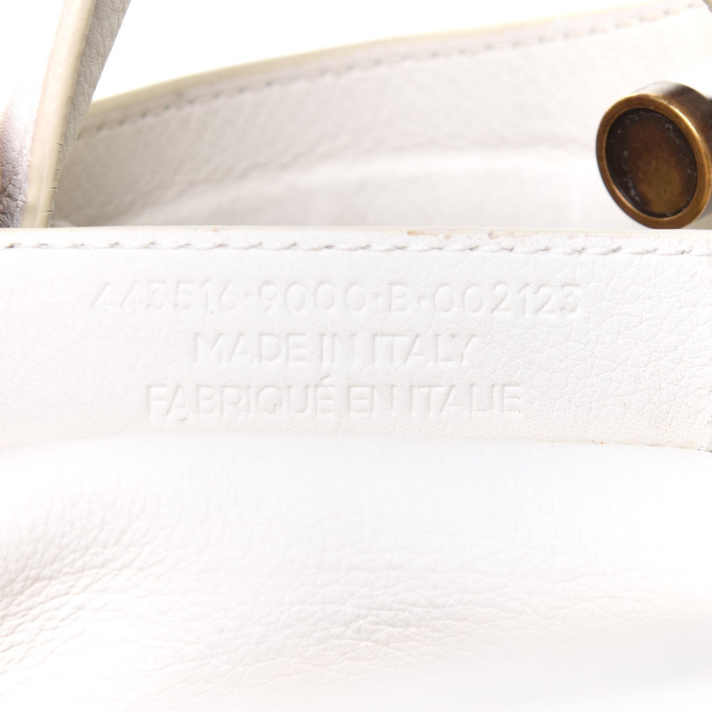 Veau Soyeux Perforated Blackout Hardware S City White