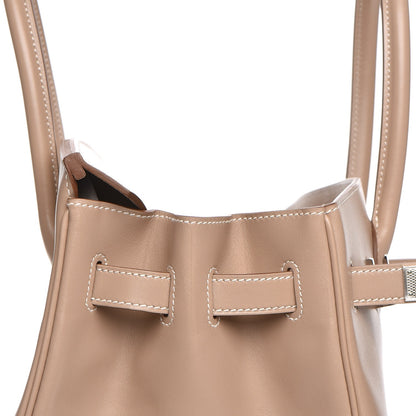 Hermes Tadelakt Guilloche Birkin 35 Argile 19 of 27