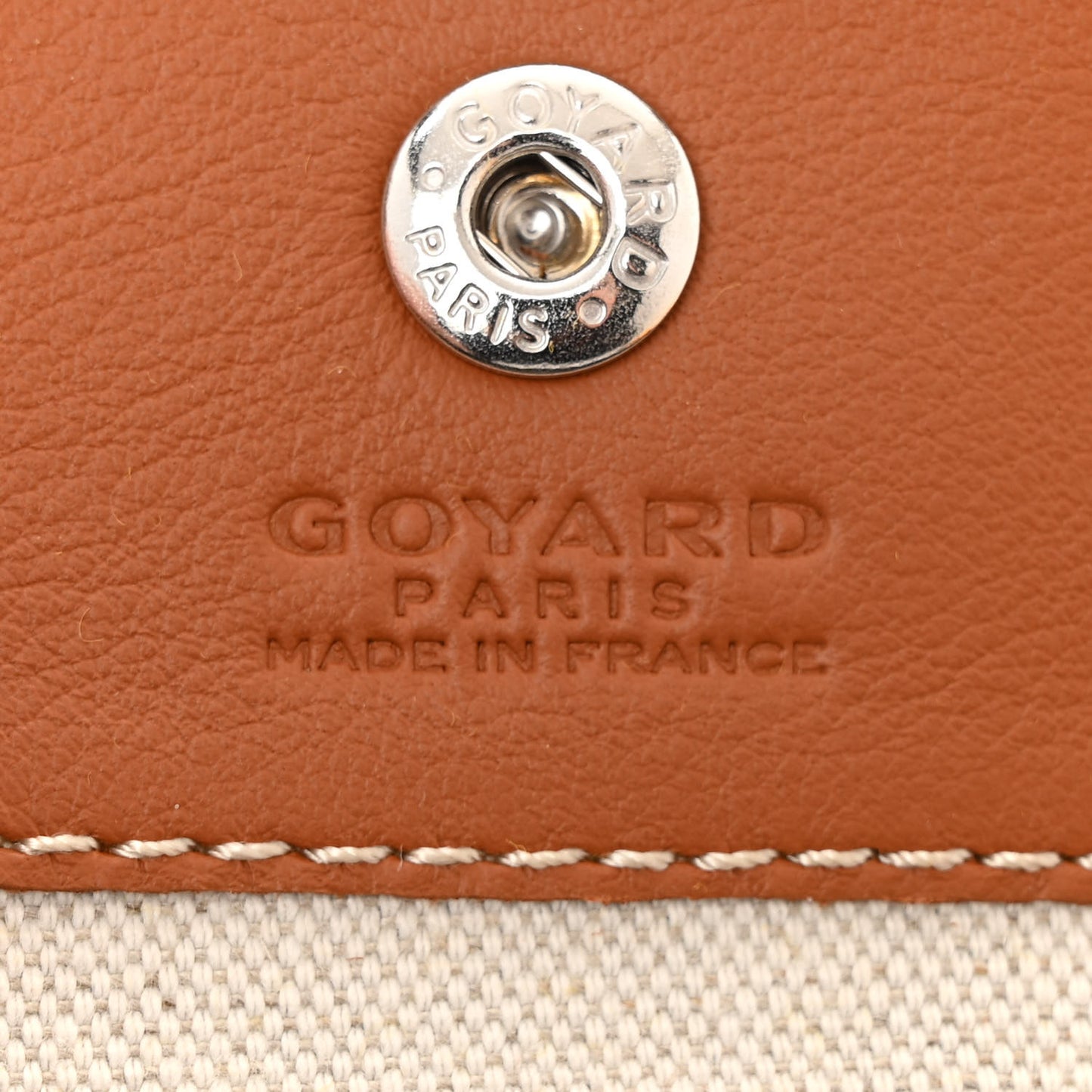 Goyardine Reversible Mini Anjou Black Gold