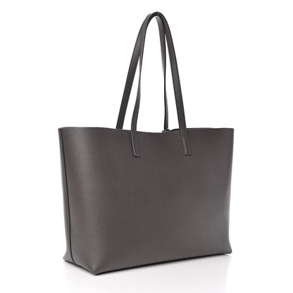 Saint Laurent Calfskin Large Shopping Tote Asphalt 3 of 12