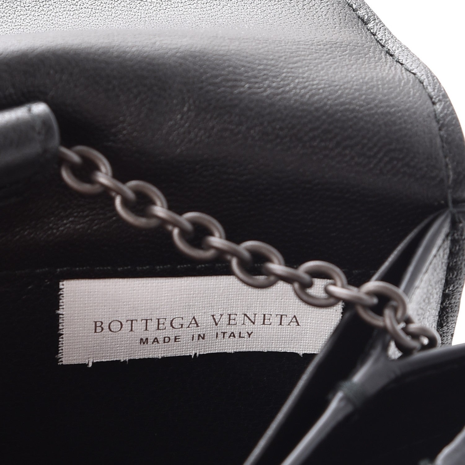 Bottega Veneta Nappa Intrecciato Continental Wallet on Chain Nero Black 8 of 9