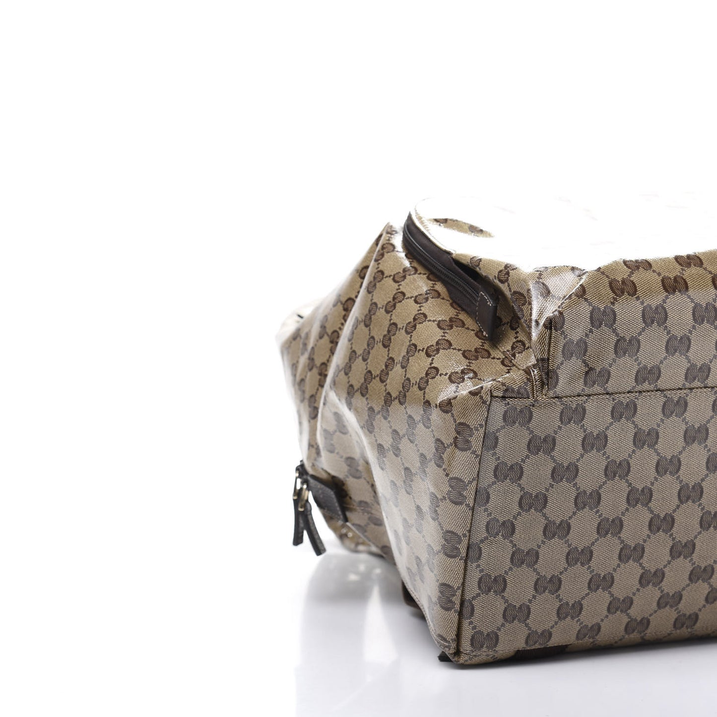 Crystal Monogram Backpack Dark Brown