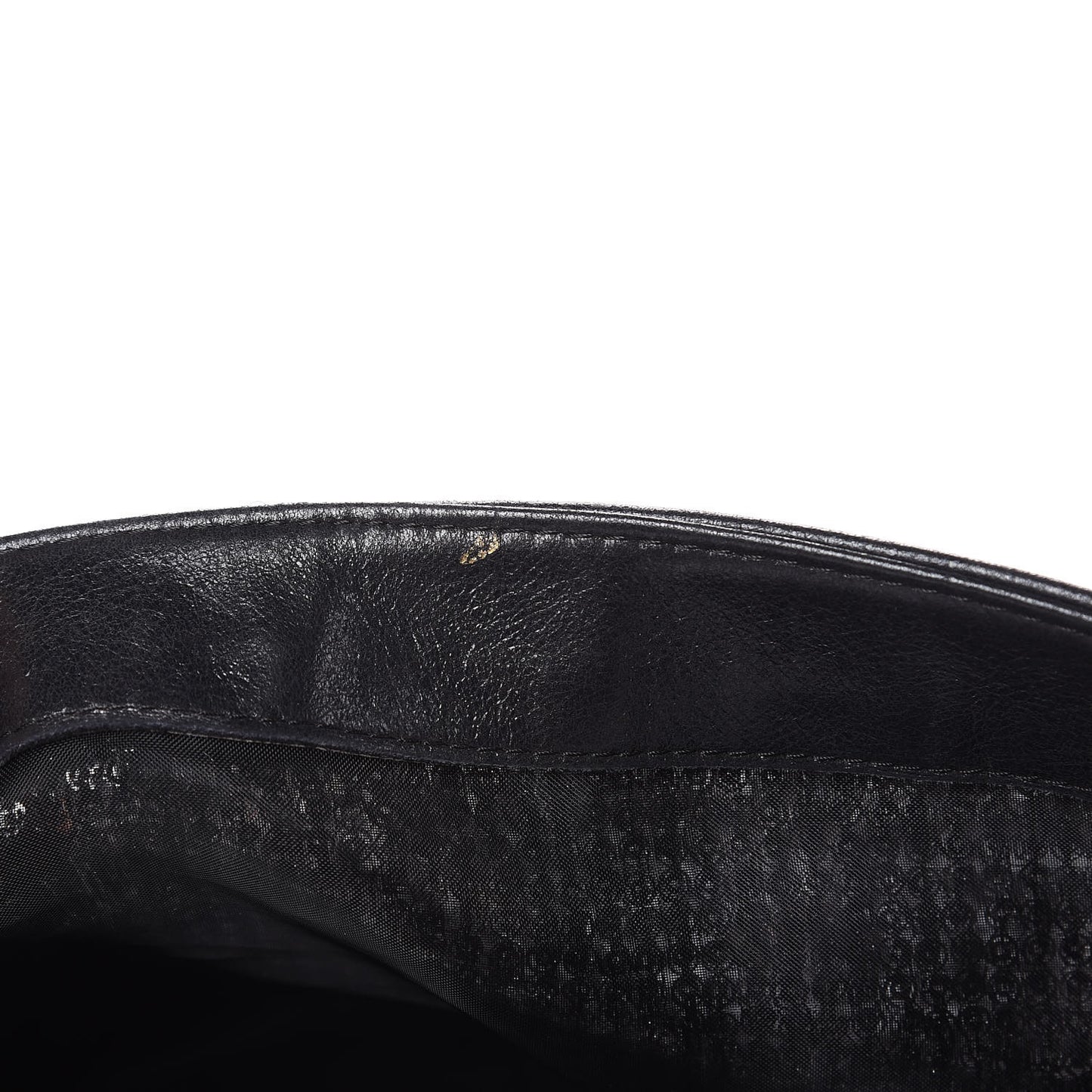 Calfskin Mesh Hidden Sequin CC Tote Black