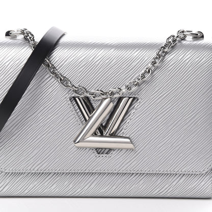 Louis Vuitton Epi Twist Shoulder Bag MM Argent 9 of 12