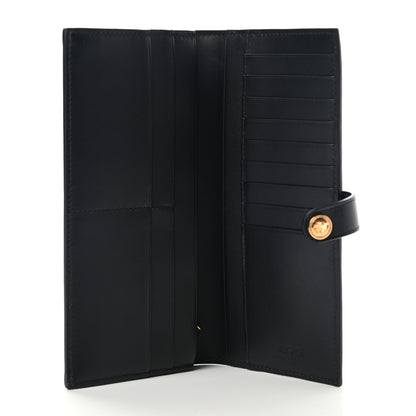 Versace Calfskin Medusa Long Wallet Black 5 of 10