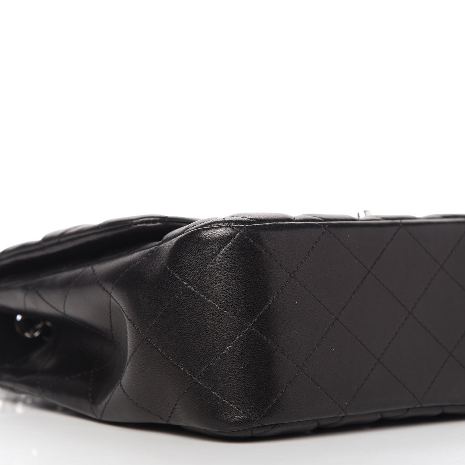 Chanel Lambskin Quilted Jumbo Single Flap Black 9 of 11