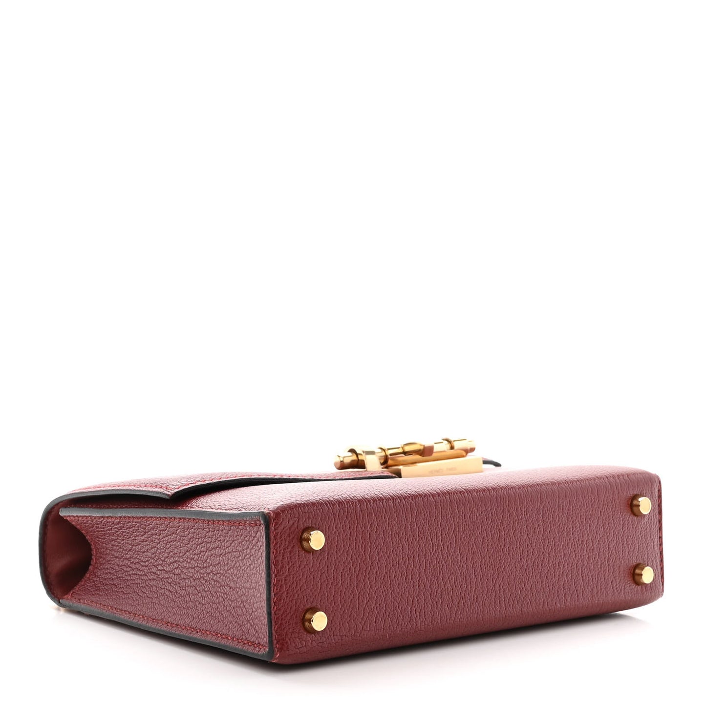 Chevre Mysore Mini Verrou Chaine Bag Rouge H