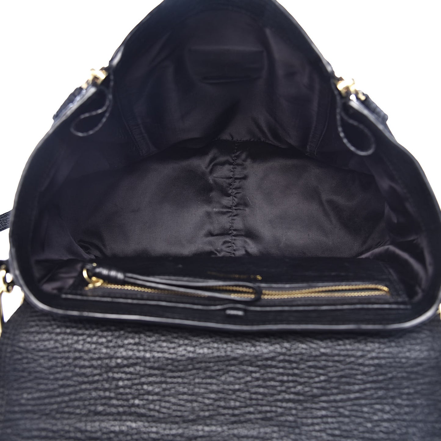 3.1 Textured Calfskin Medium Pashli Satchel Black