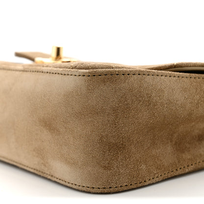 Chanel Suede Calfskin Mini Souplissimo Flap Dark Beige 10 of 12