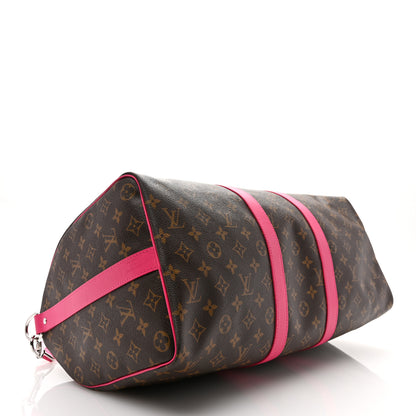 Louis Vuitton Monogram Keepall Bandouliere 45 Pondichery Pink 3 of 8