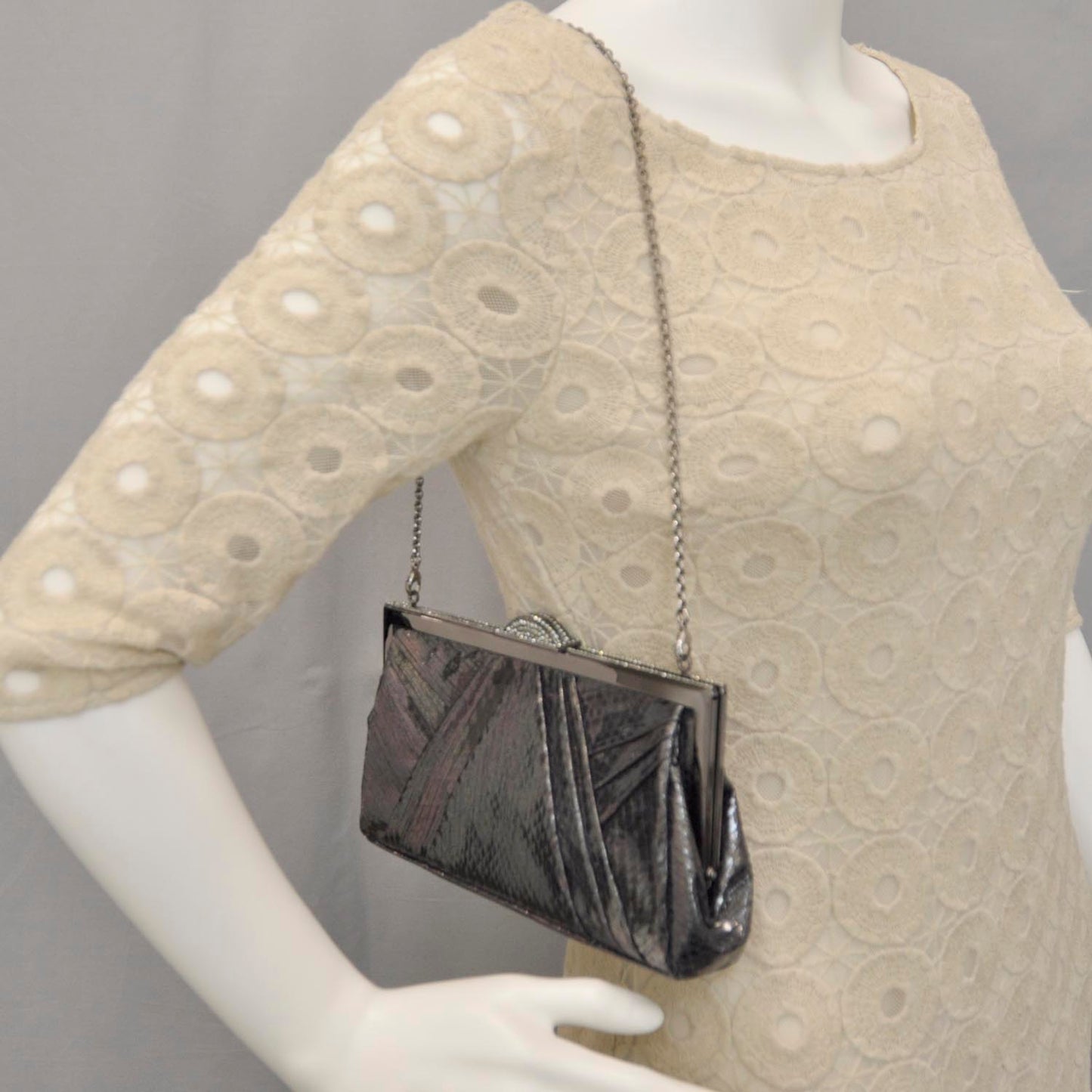 Python Natalie Origami Evening Bag