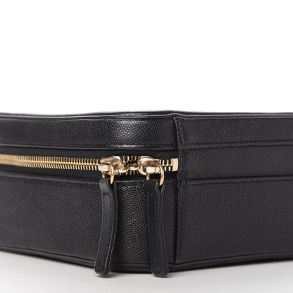 Chanel Caviar Quilted Medium CC Filigree Vanity Case Black 6 of 10