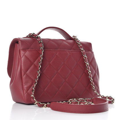 Chanel Caviar Quilted Medium Business Affinity Flap Burgundy 3 of 10