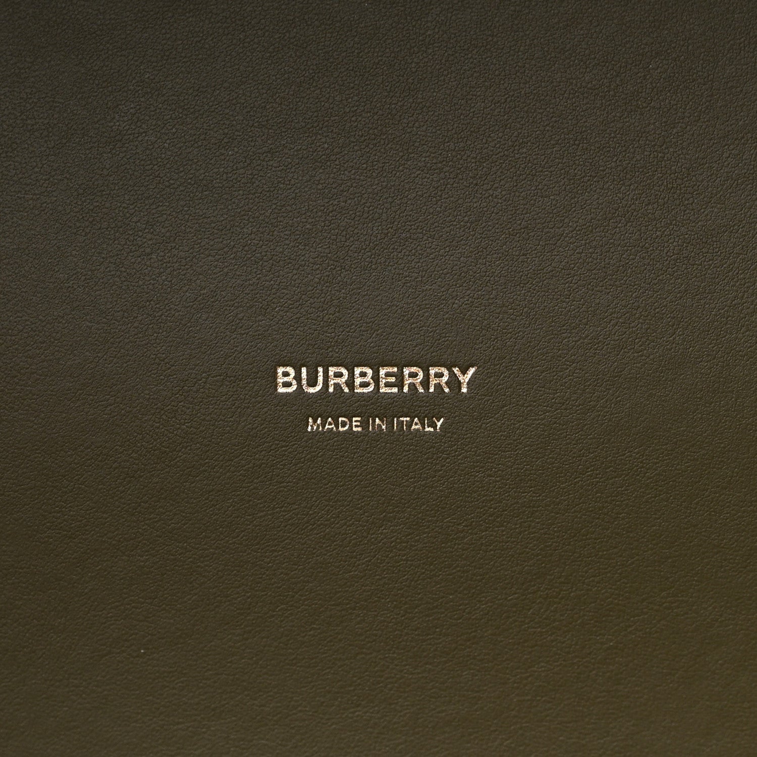 Burberry Cotton Check Medium London Tote Bag Olive Green 7 of 11