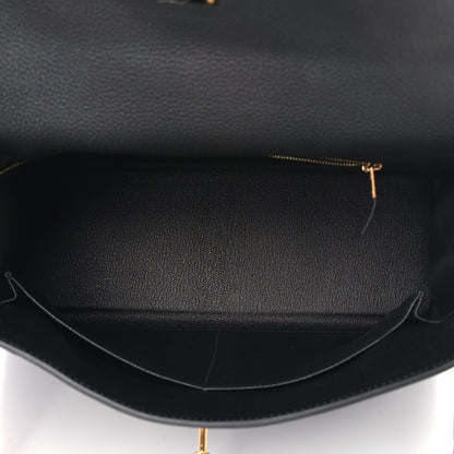 Hermes Togo Kelly Retourne 32 Black 5 of 10