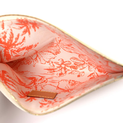 Louis Vuitton Monogram Tiles By The Pool Neverfull MM Pochette Coral 5 of 6