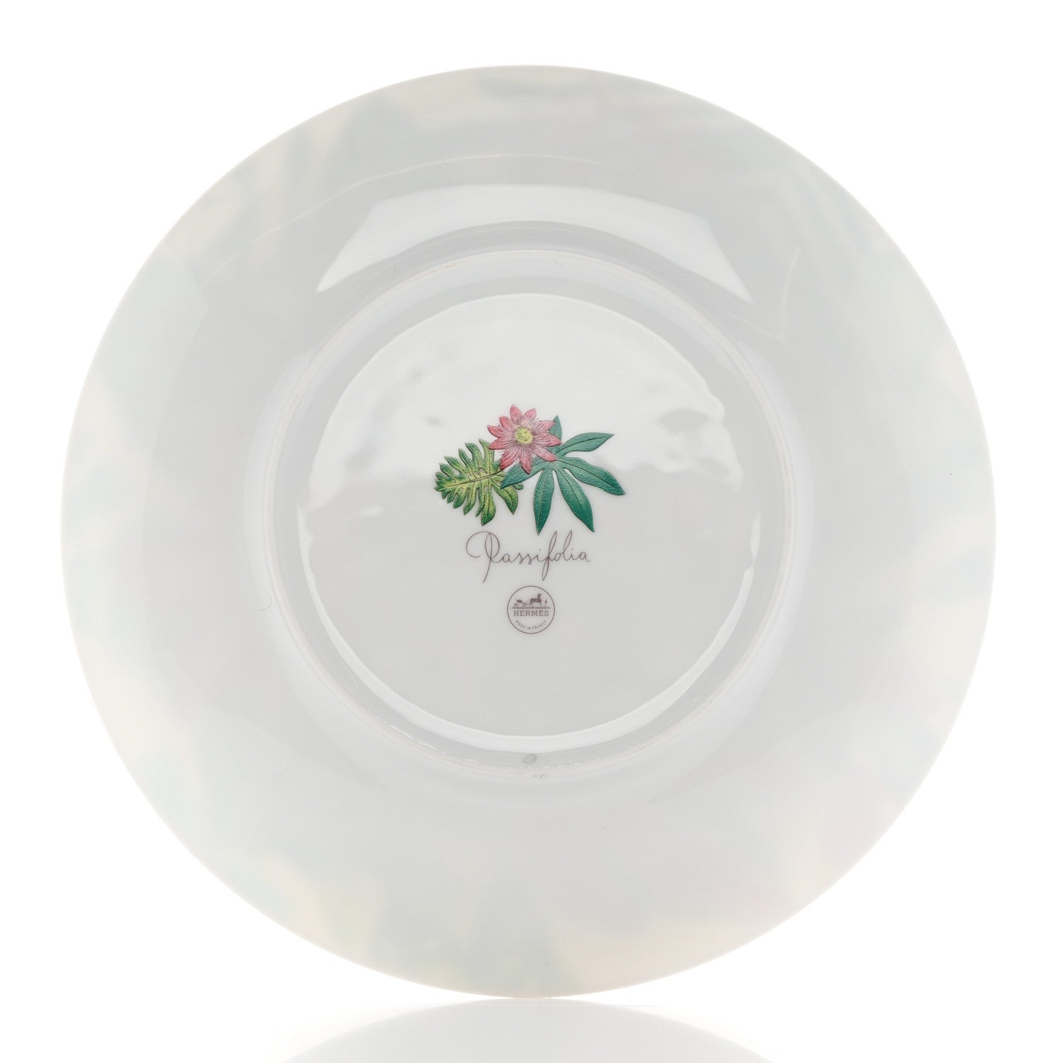 Hermes Porcelain Passifolia Dessert Plate N°2 Set of 2 4 of 9