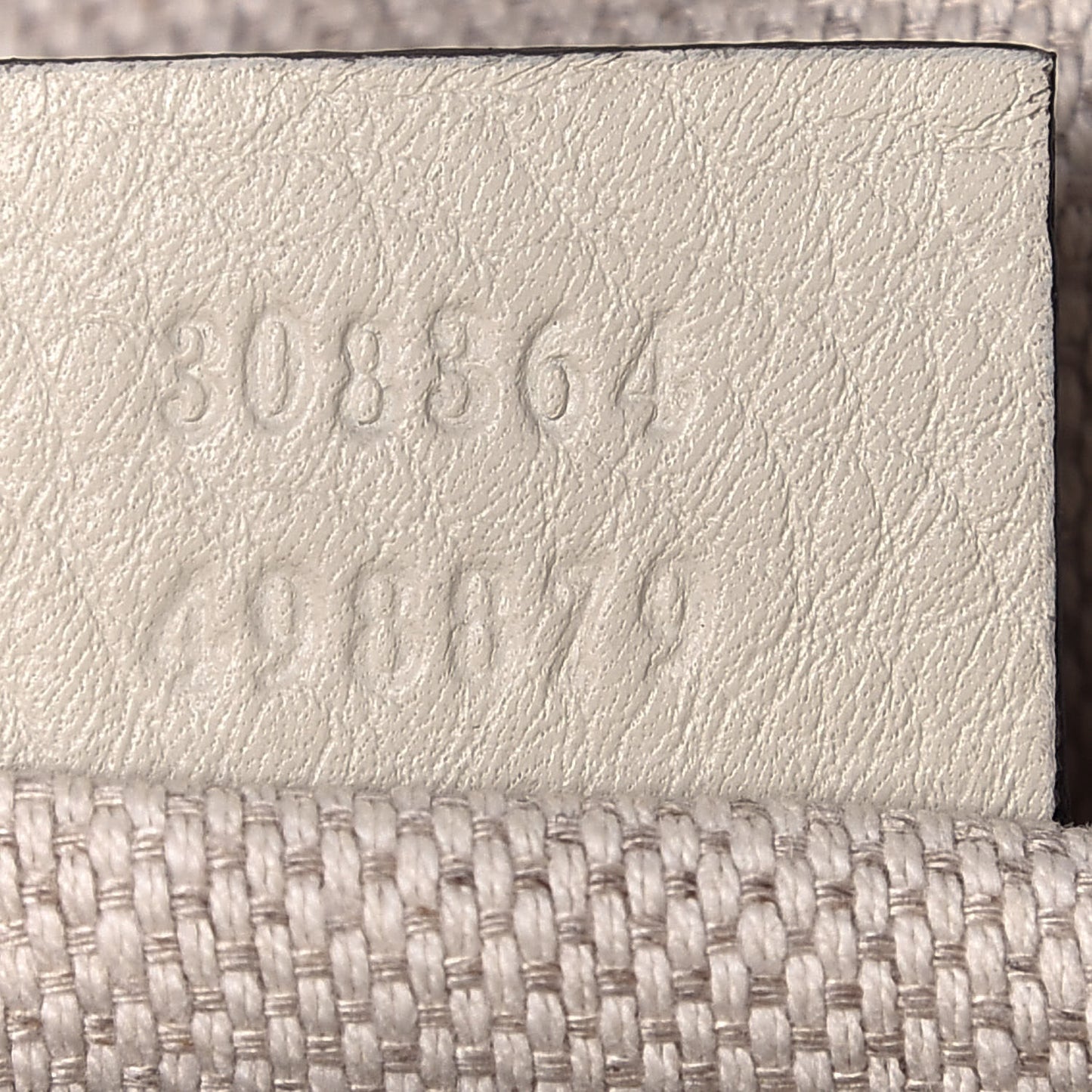 Pebbled Calfskin Small Soho Disco Bag Off White