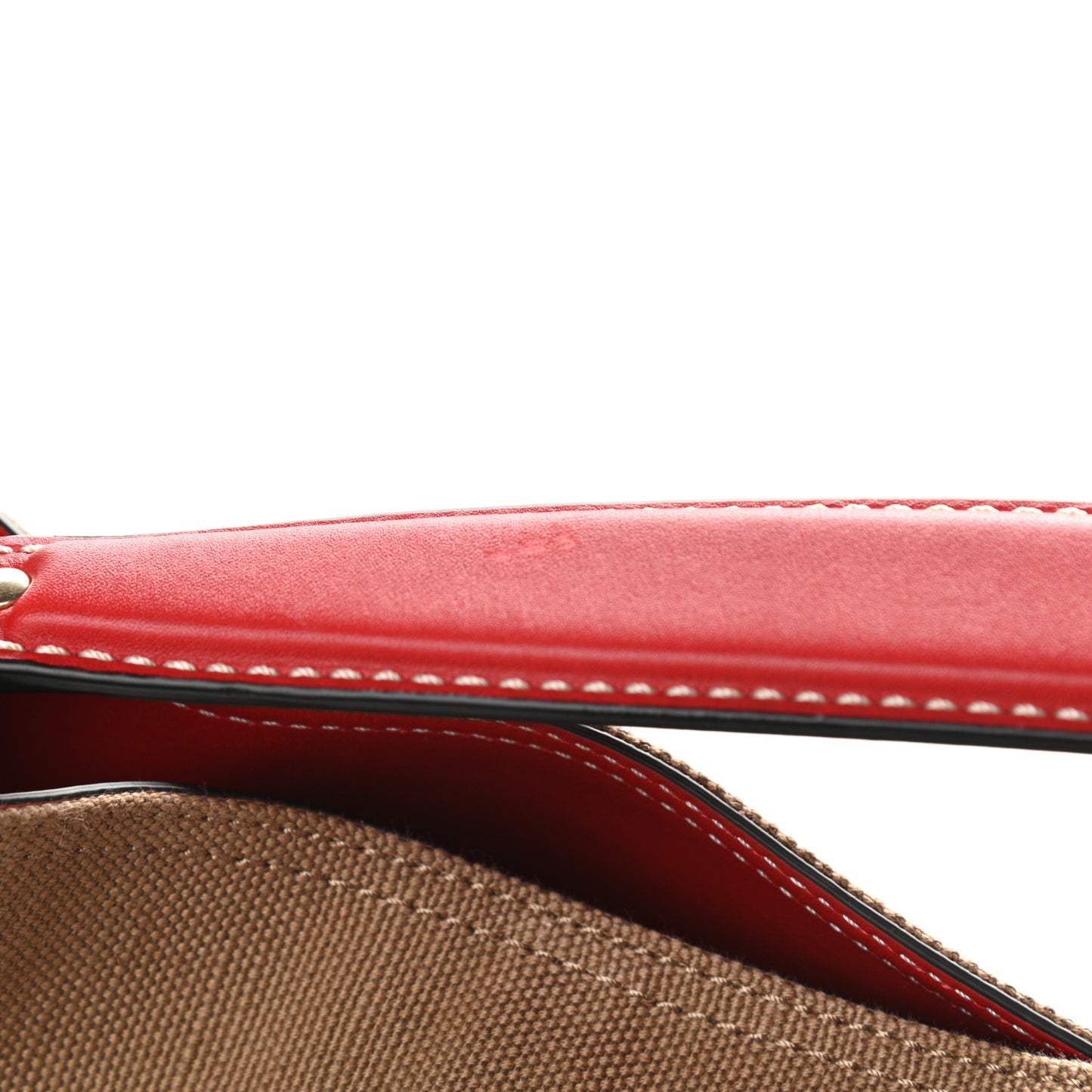 Canvas Mega Check Medium Ashby Hobo Cadmium Red