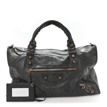 Balenciaga Agneau Giant 21 Rose Gold Hardware Work  Anthracite 3 of 12
