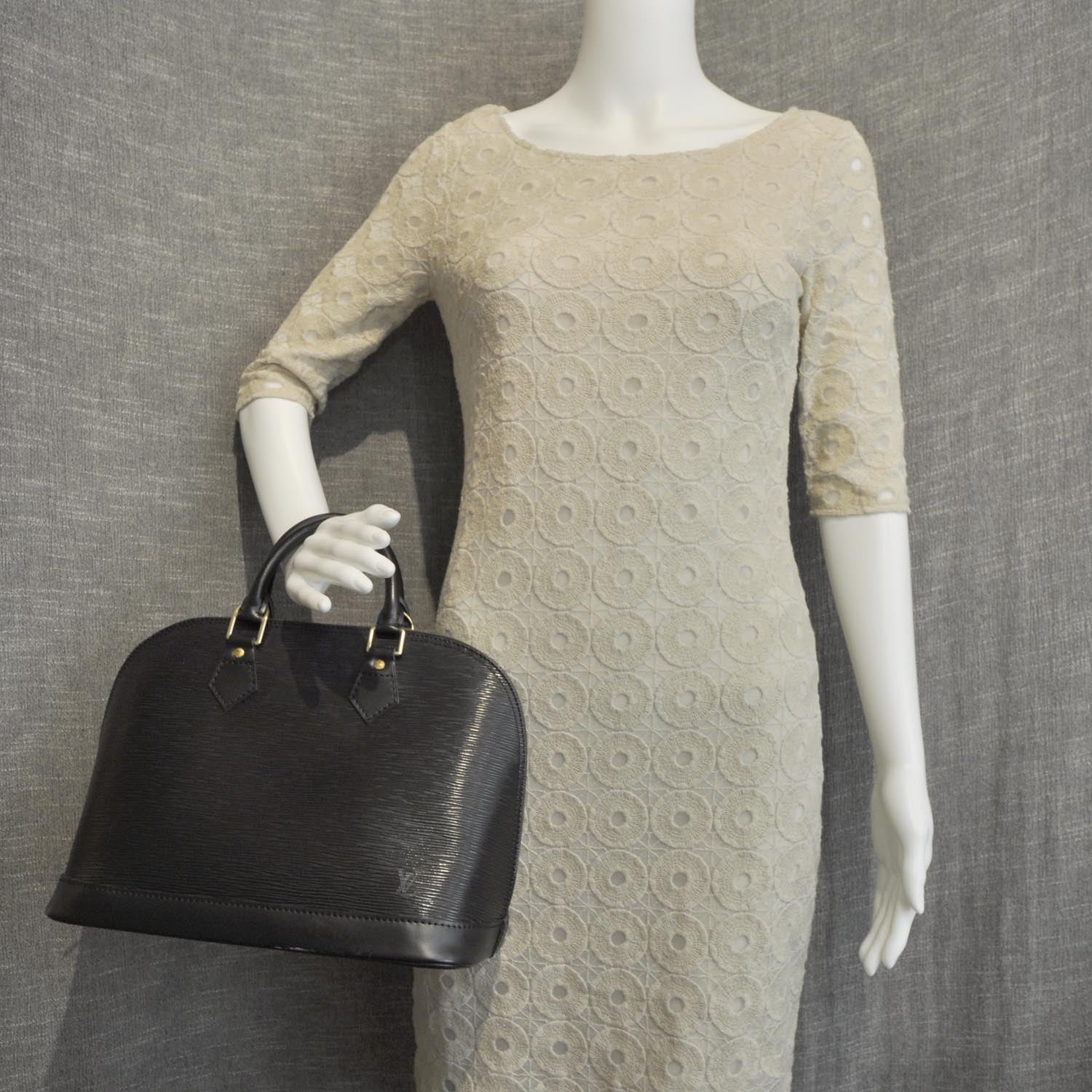 Louis Vuitton Epi Alma Black 2 of 8