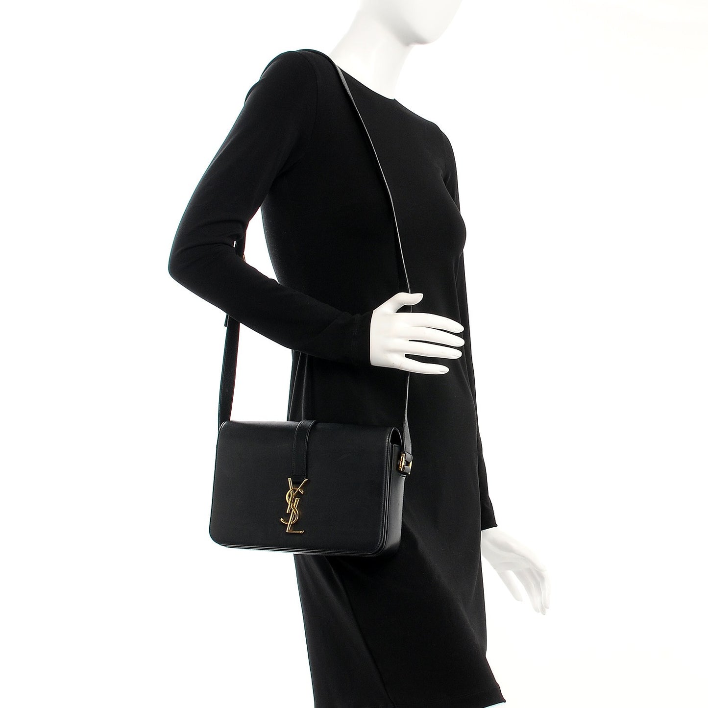 Smooth Calfskin Medium Classic Monogram Universite Bag Black
