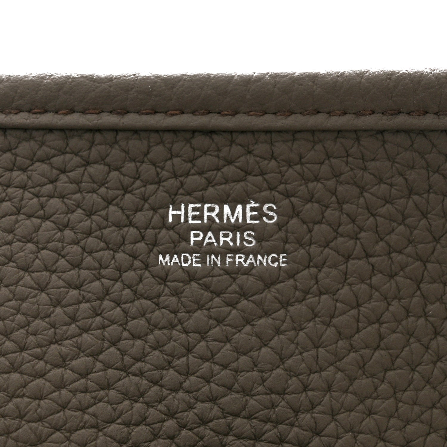 Hermes Taurillon Clemence Evelyne III PM Etain 6 of 11