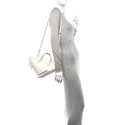 Balenciaga Calfskin S Triangle Duffle White 2 of 15