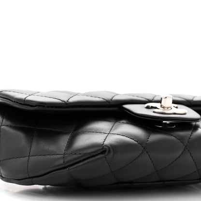 Chanel Calfskin Quilted CC Uniform Flap Belt Bag Black 10 of 11