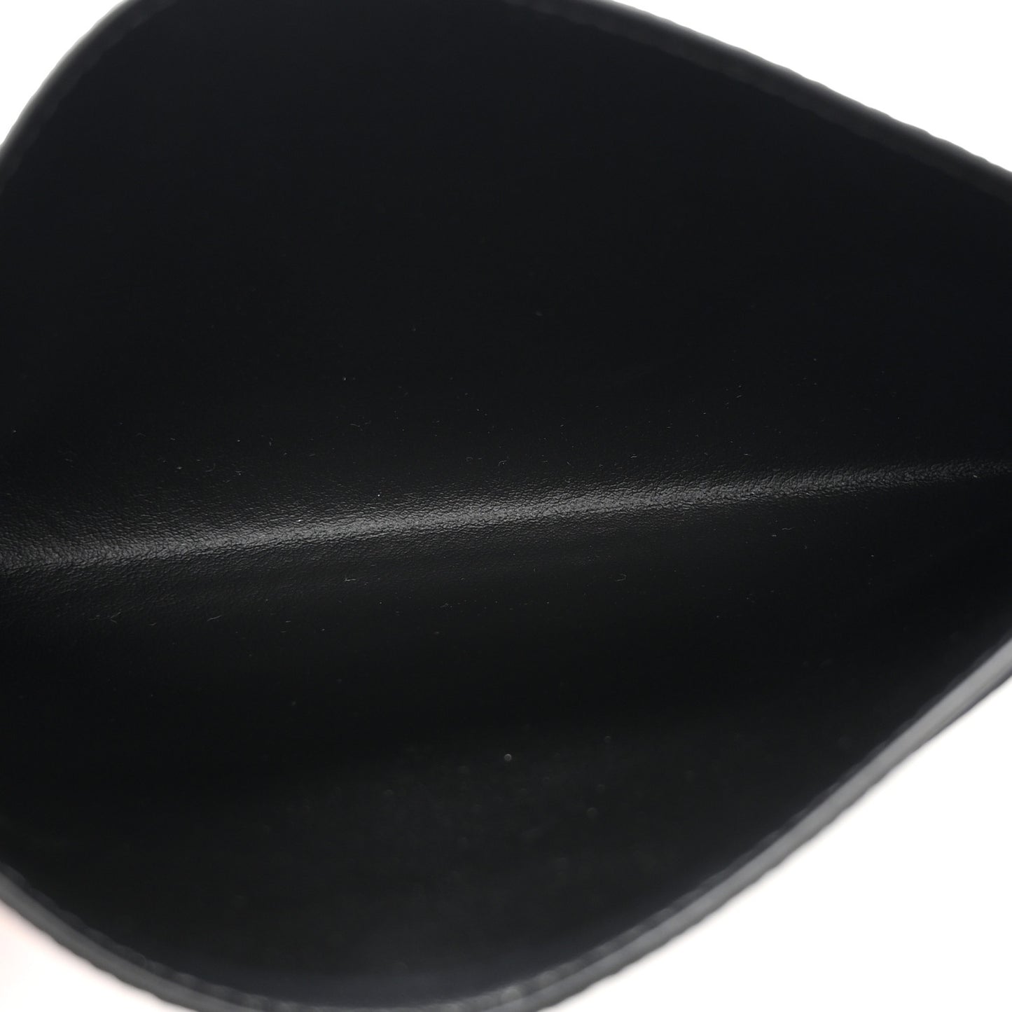 Calfskin Felicie Chain Wallet Card Holder Insert Black