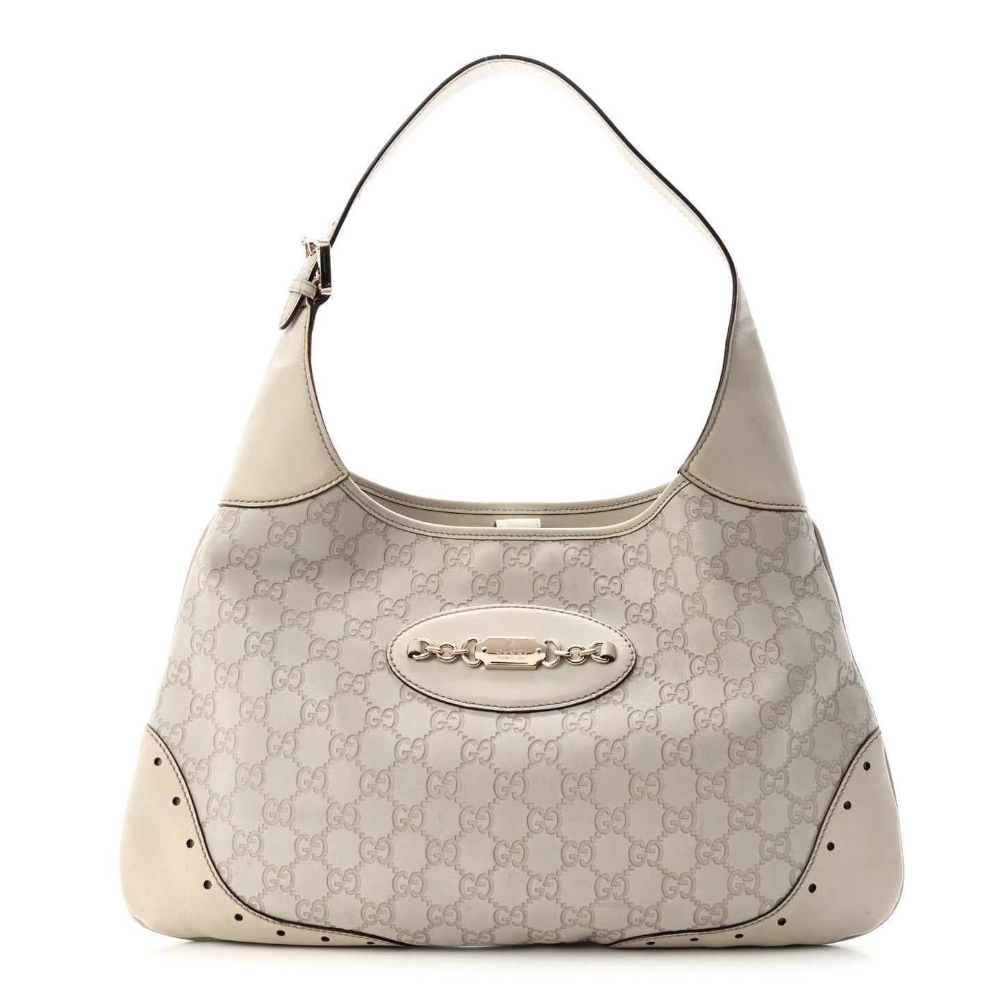 Guccissima Punch Hobo Off White