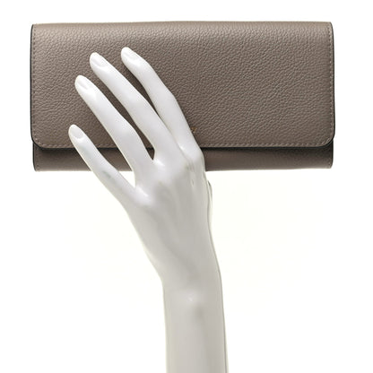 Mulberry Small Classic Grain Continental Wallet Grey 2 of 7