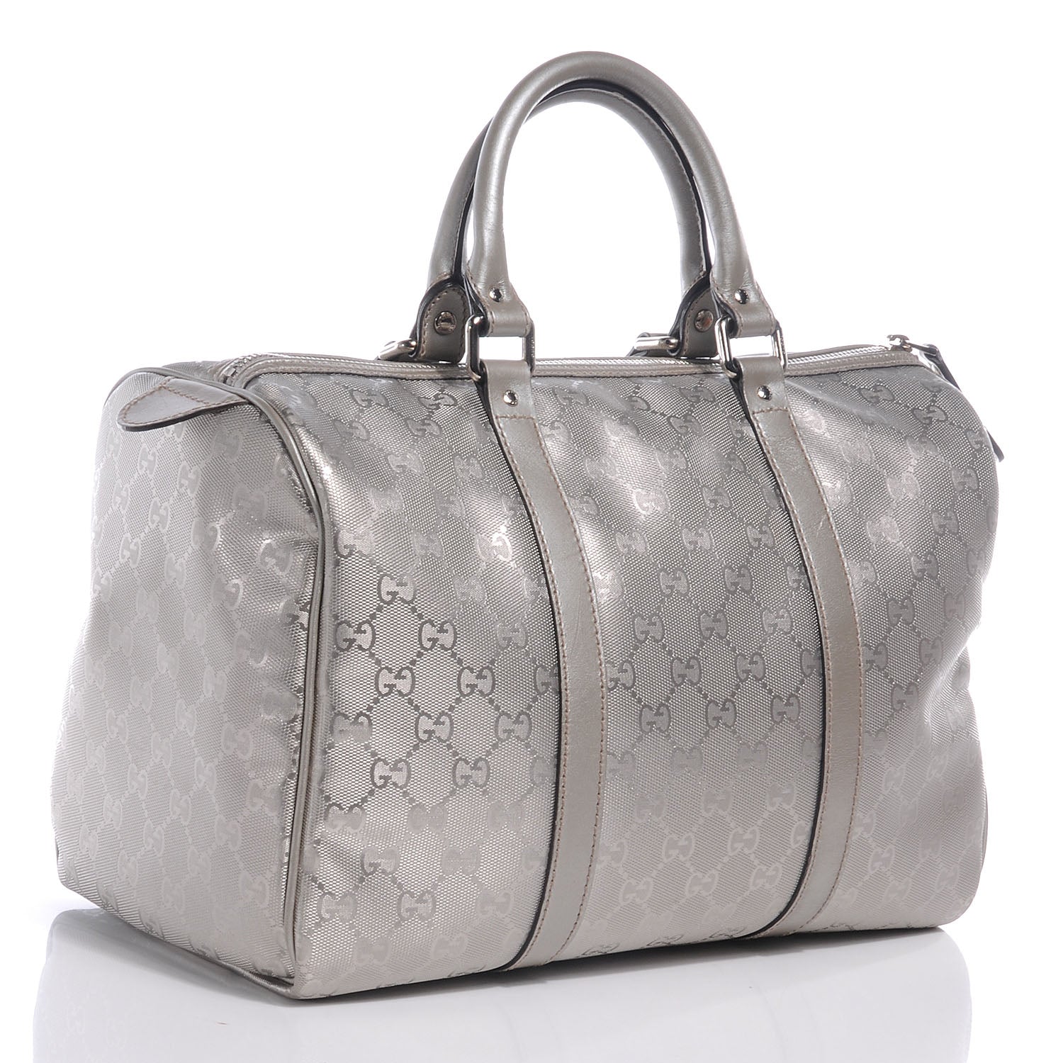 Gucci Imprime Monogram Medium Joy Boston Silver 3 of 10