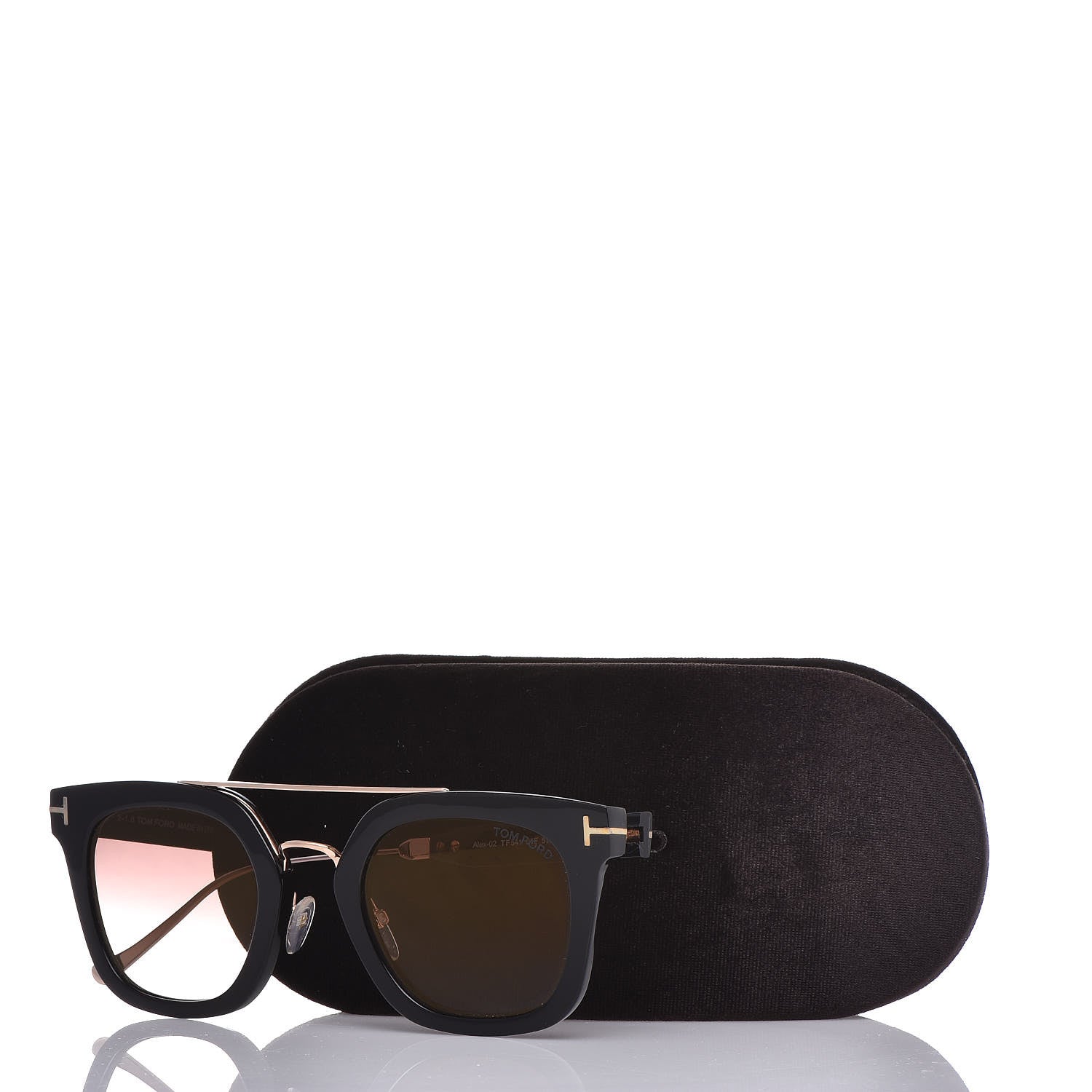 Tom Ford Alex Squared Sunglasses TF541 Black 7 of 7