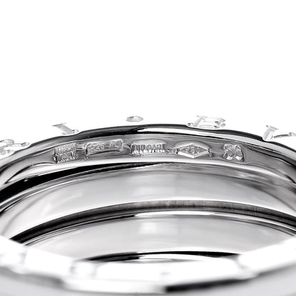 Bulgari 18K White Gold B.Zero1 Three-Band Ring 56 7.5 5 of 6