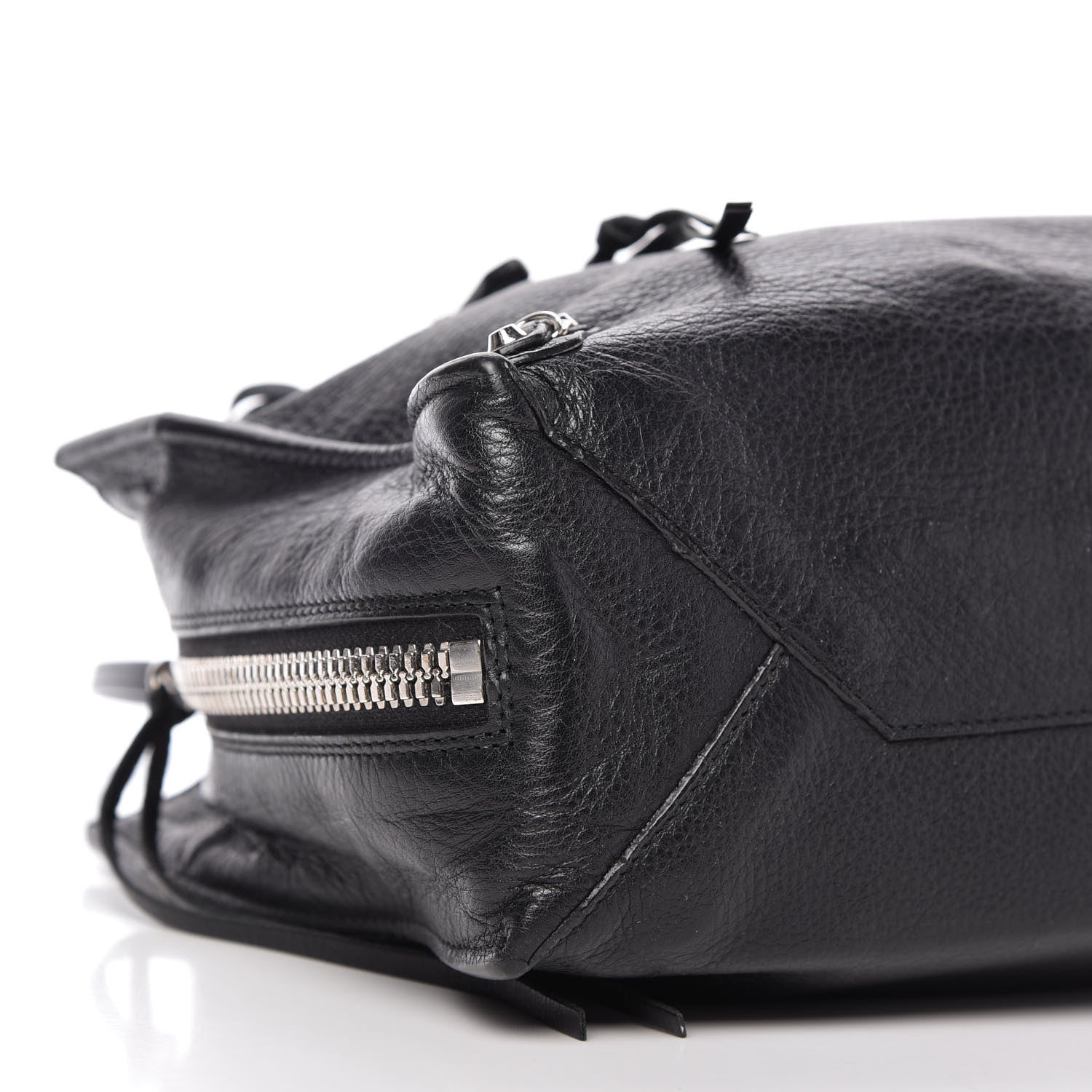 Balenciaga Veau Papier A6 Zip Around Tote Black 6 of 9