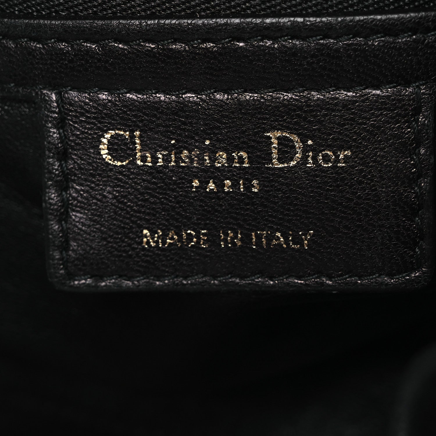 Christian Dior Lambskin Medium Libertine Hobo Black 6 of 11