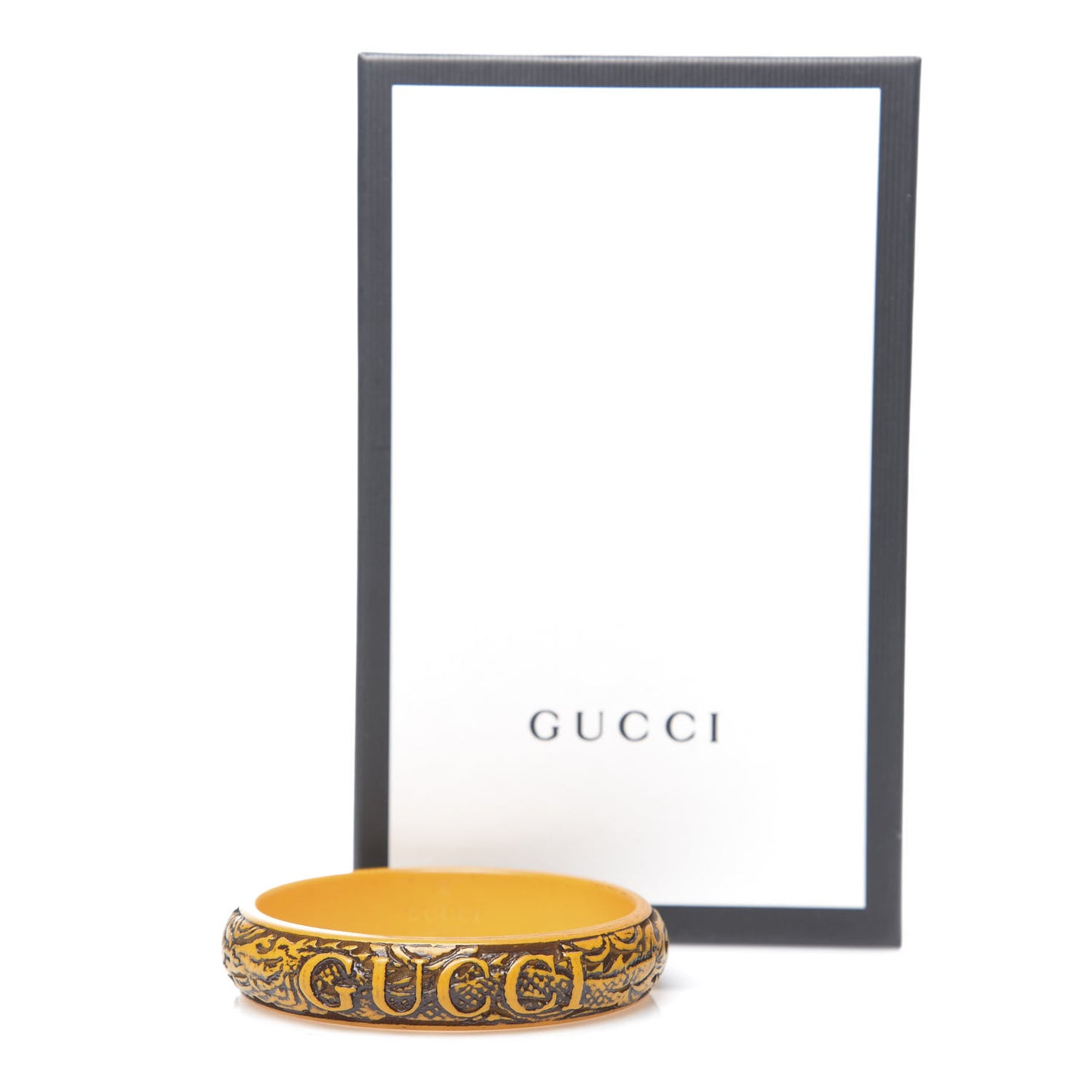Resin Flora Bracelet L Giallo
