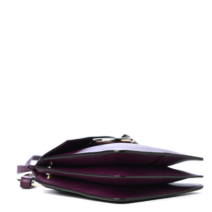 Chloe Suede Calfskin Mini Faye Bracelet Bag Nightfall Purple 3 of 4