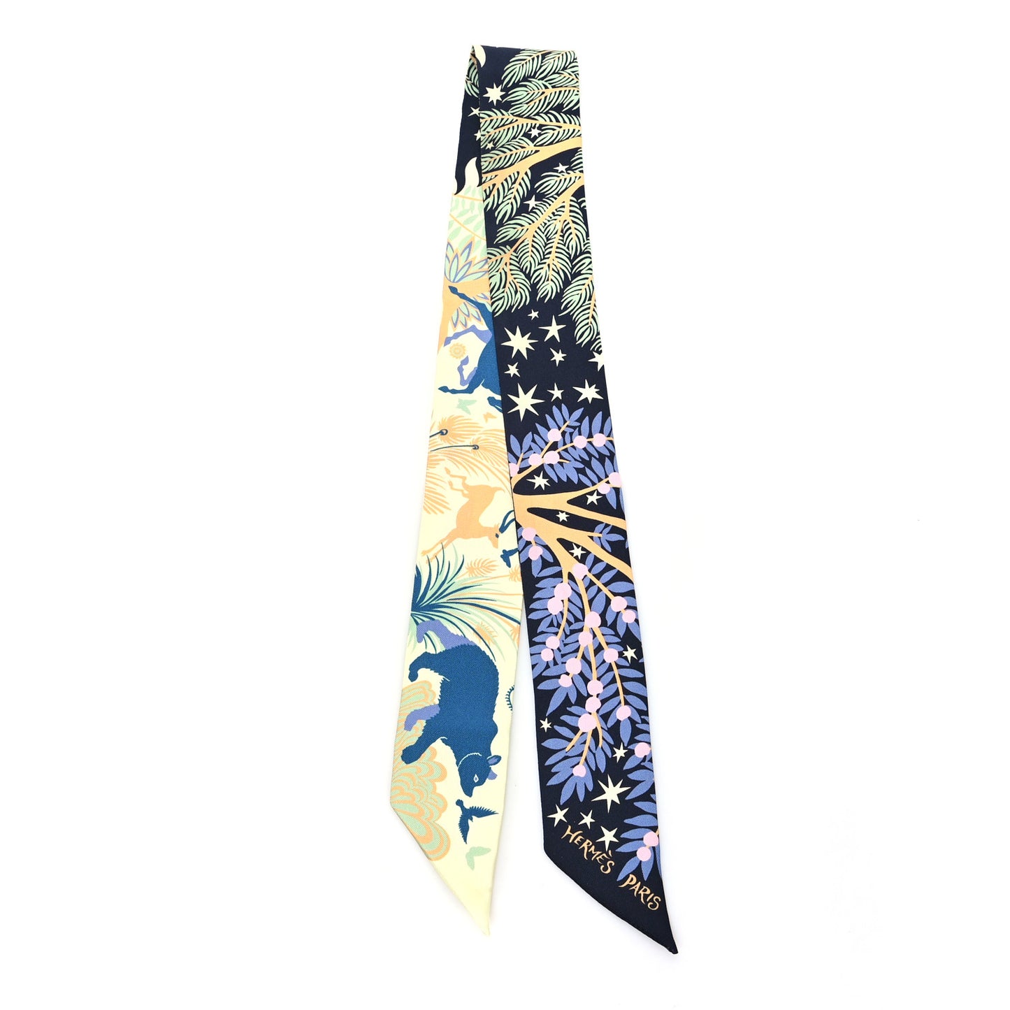 Silk Sous Le Charme D Orphee Twilly Bleu Black Jaune Soufre