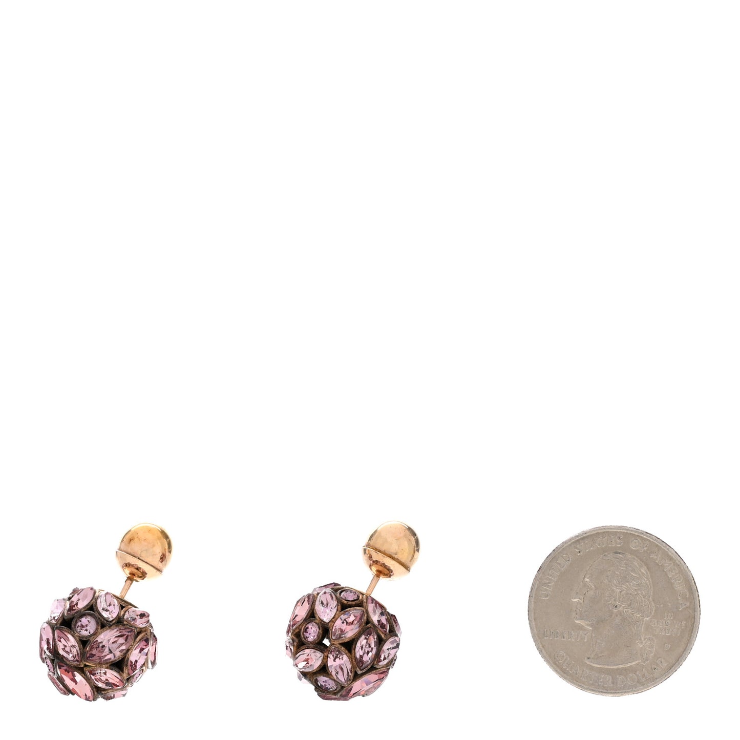 Crystal Mise En Dior Tribal Earrings Violet