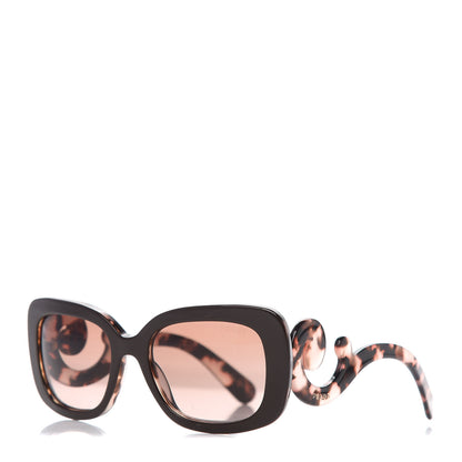 Prada Tortoise Shell Baroque Sunglasses SPR 270 Brown 1 of 7