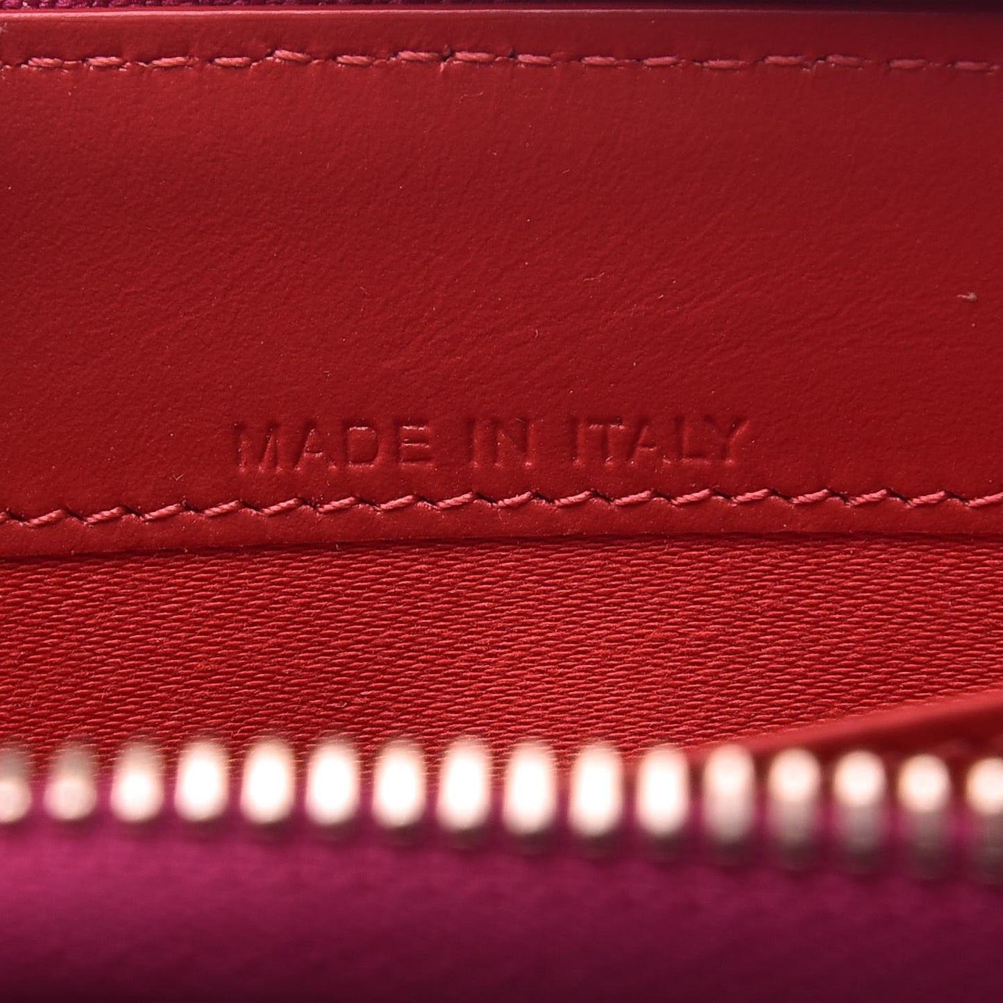 Patent Panettone Studded Zip Around Wallet Ultra Rose