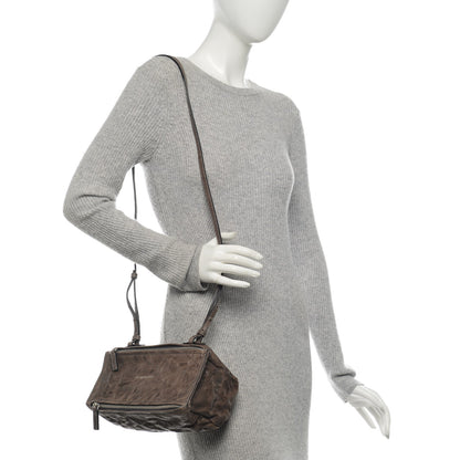 Givenchy Tumbled Sheepskin Mini Pandora Charcoal 2 of 7