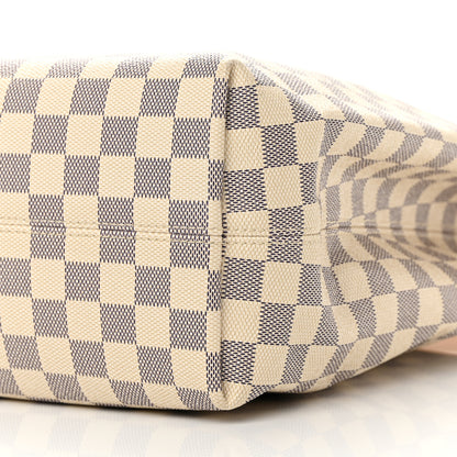 Louis Vuitton Damier Azur Graceful MM Rose Ballerine 10 of 13
