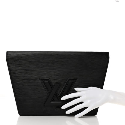 Louis Vuitton Epi Pochette Trapeze Black 2 of 6