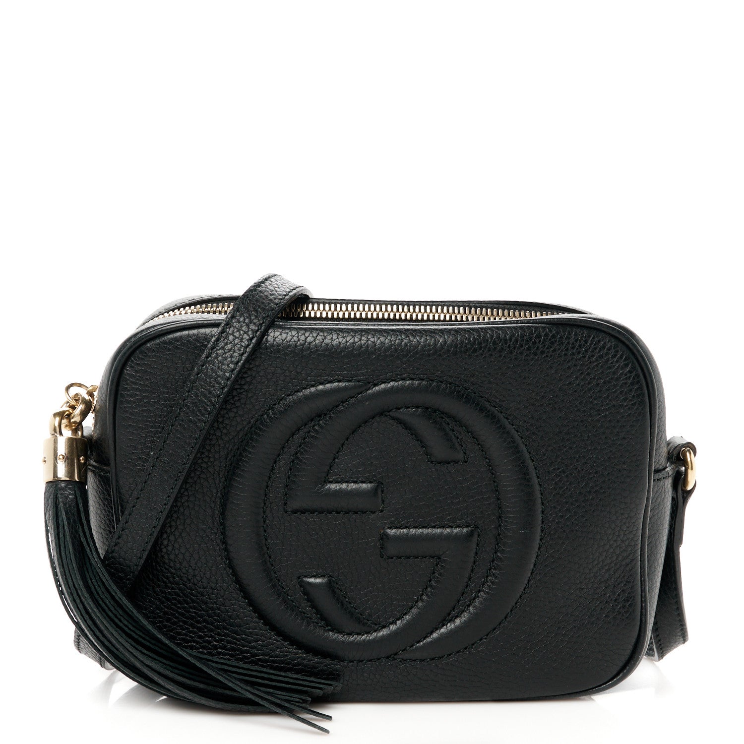 Gucci Pebbled Calfskin Small Soho Disco Bag Black 1 of 13