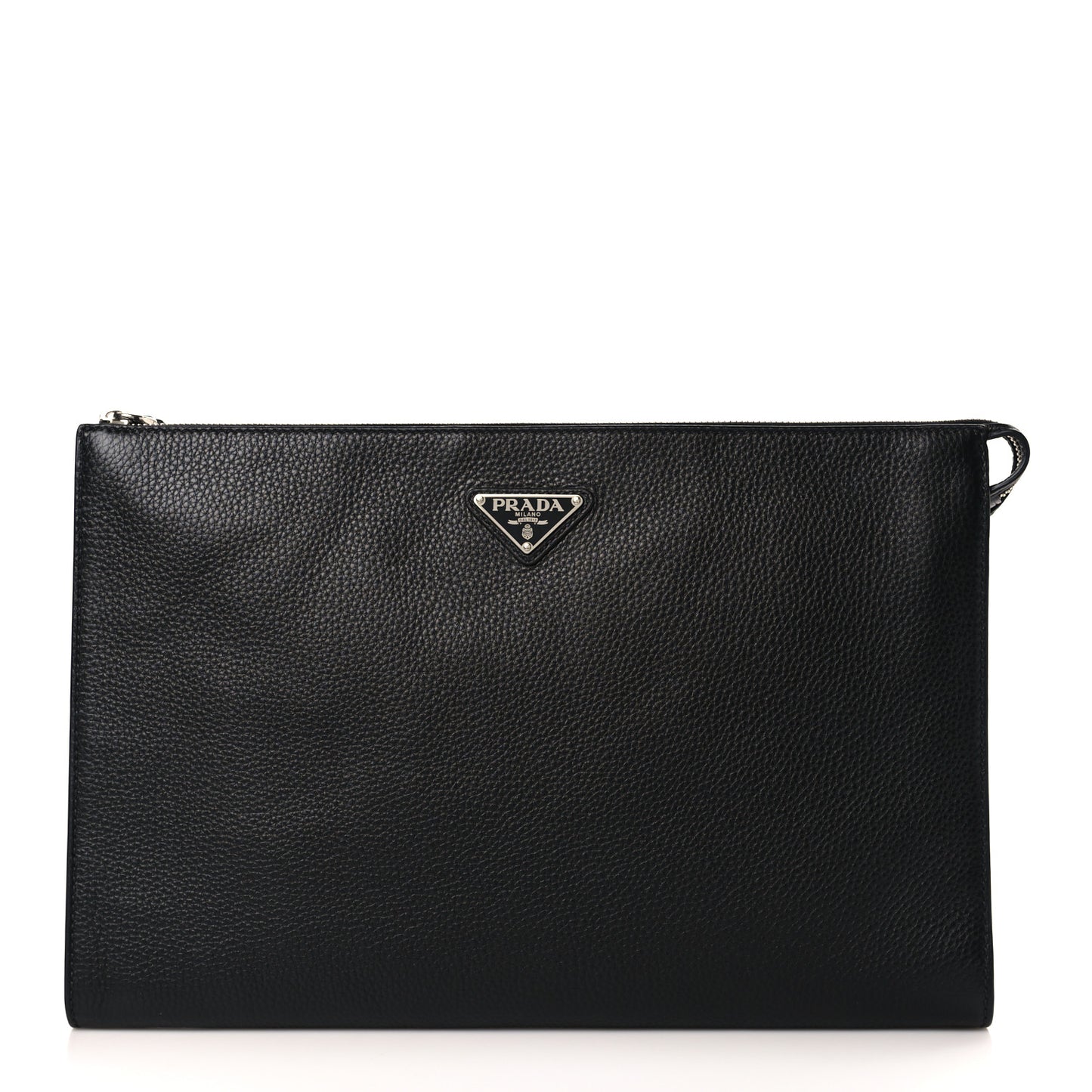 Vitello City Zip Clutch Black