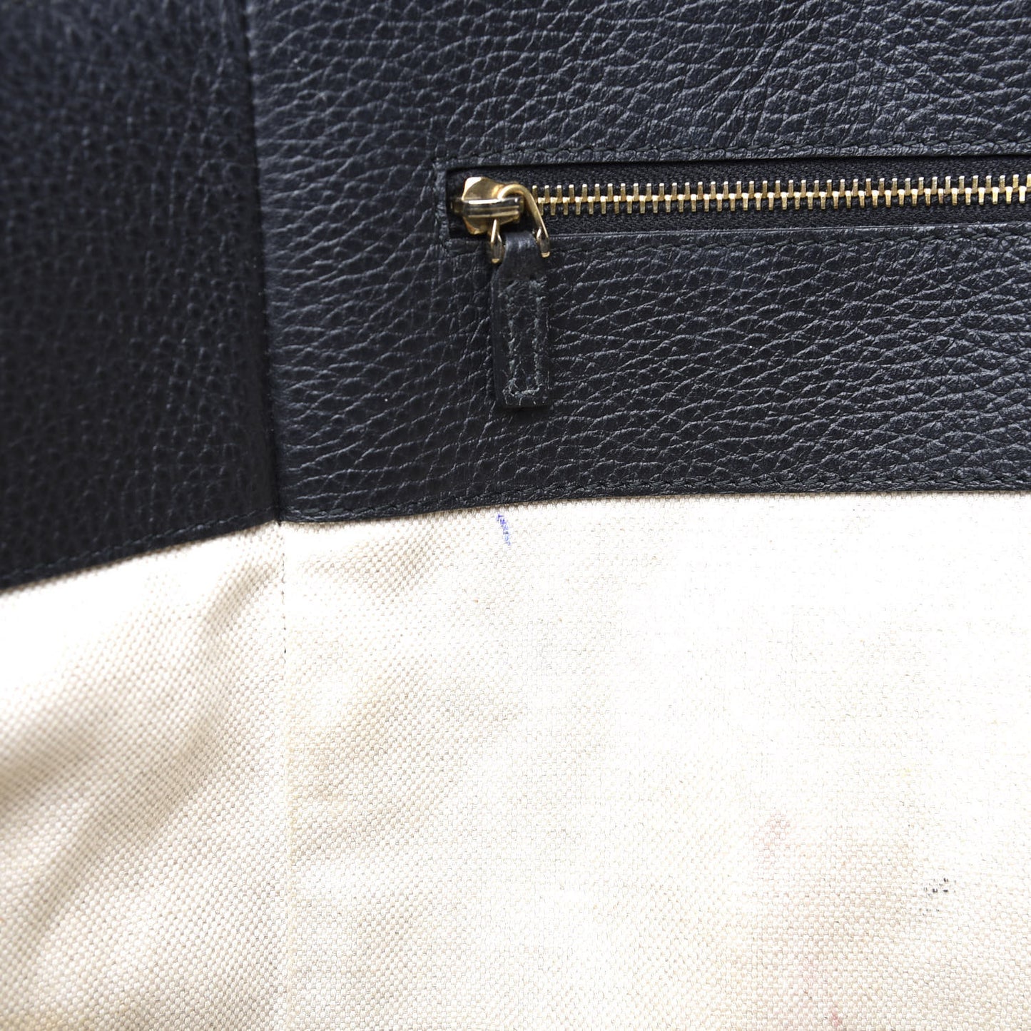 Pebbled Calfskin Medium Swing Tote Black