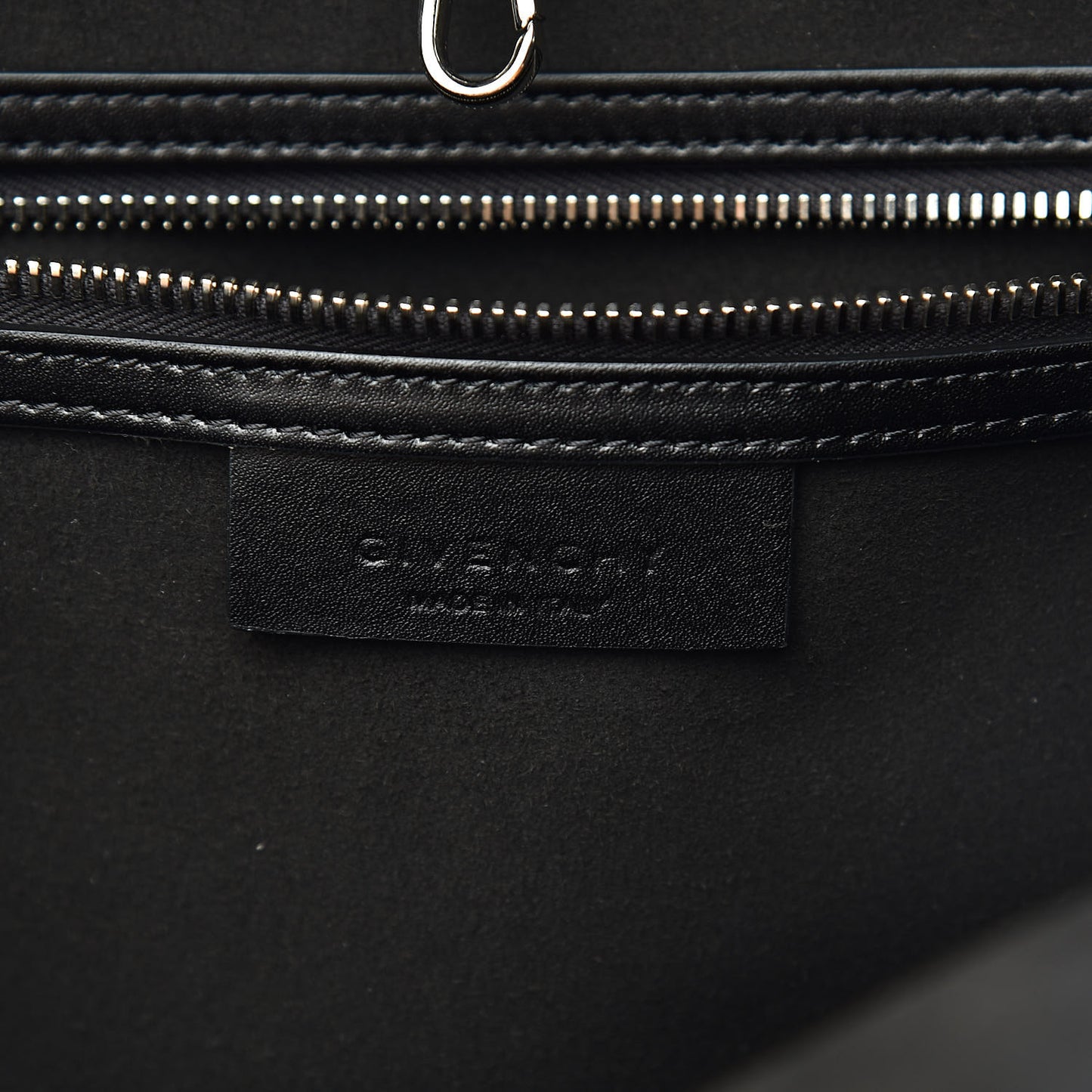 Calfskin Large Antigona Whipstitch Handle Tote Black